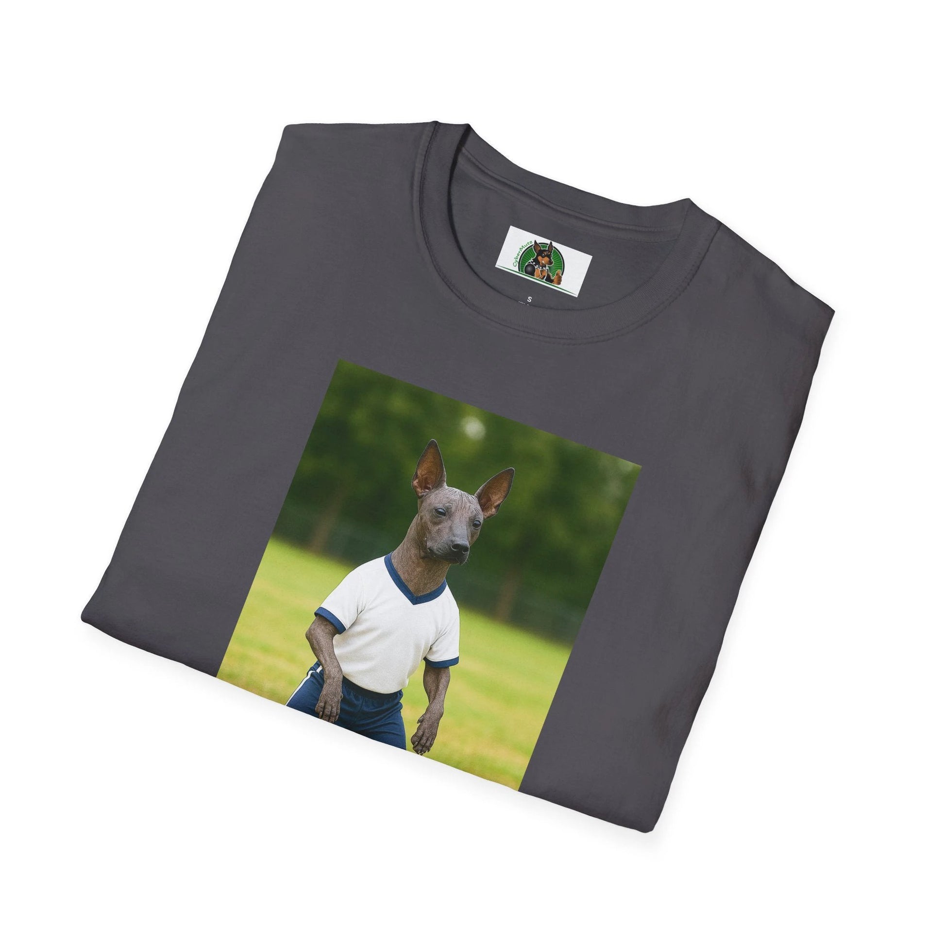 Mexican Hairless Dog Soccer T-Shirt — Dog Lover Sports Tee T-Shirt Printify
