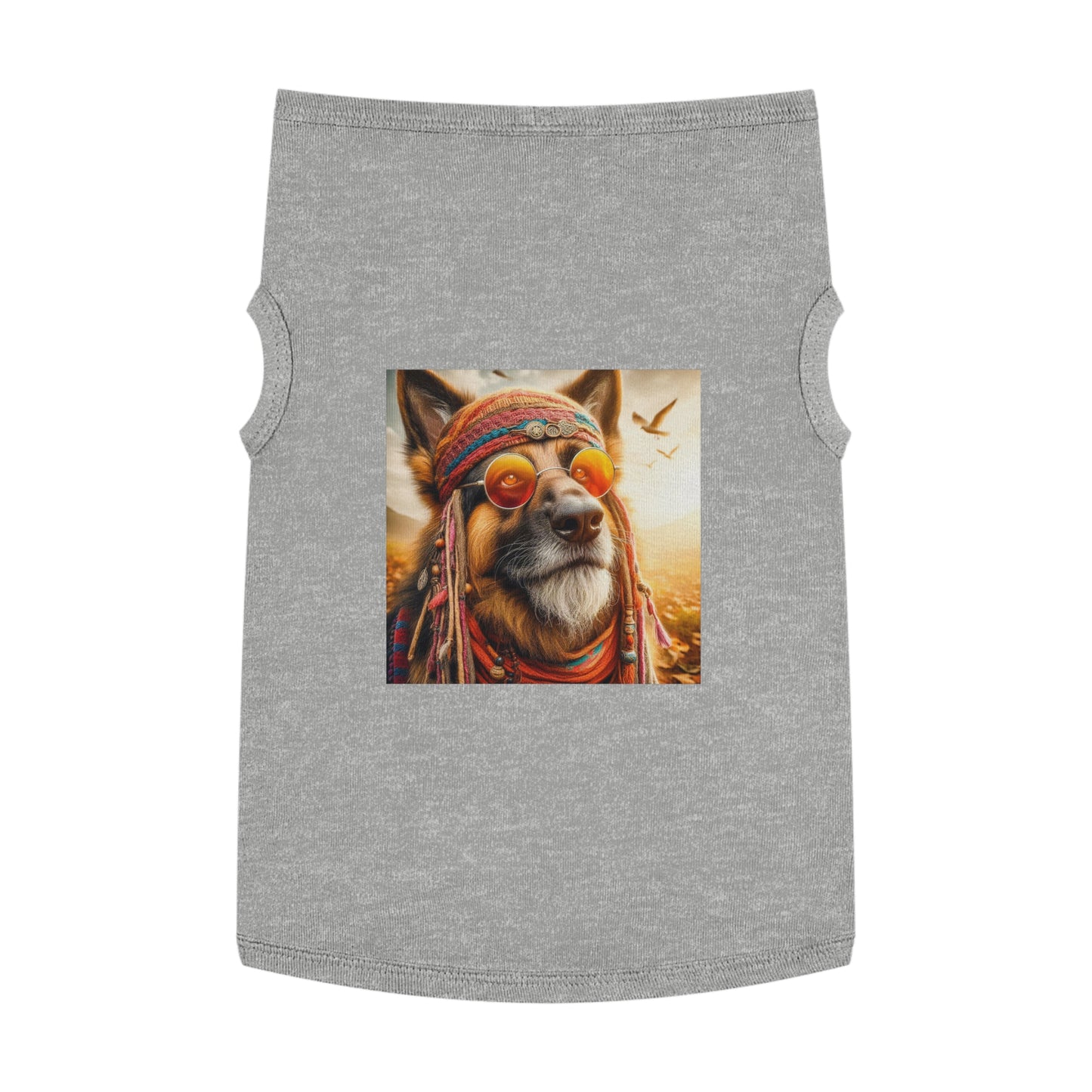 Pet Tank Top German Shepherd Pets Printify XL Heather 