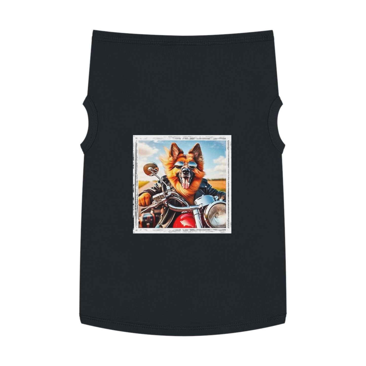 Pet Tank Top German Shepherd Pets Printify XL Black 