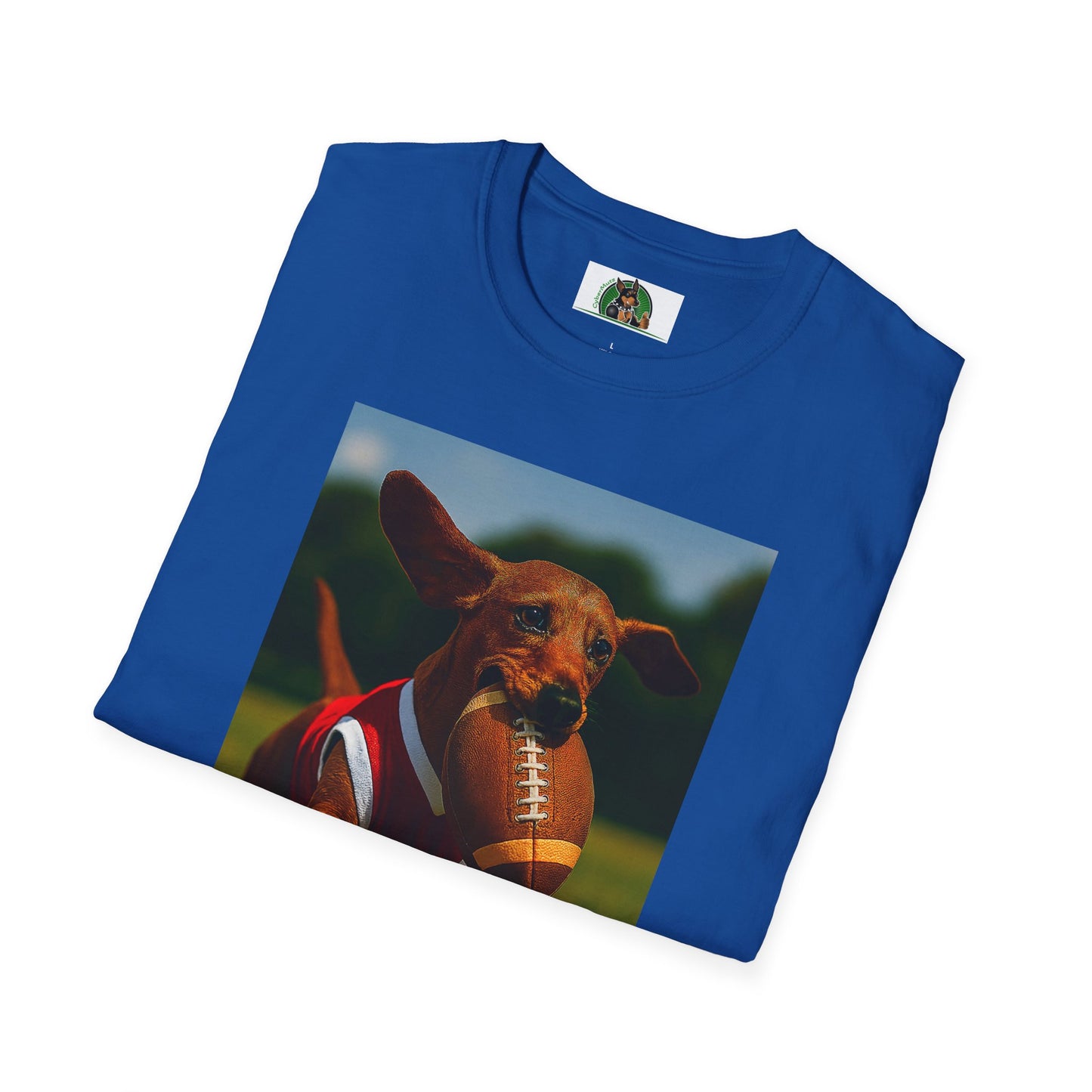 Sports Dachshund Soccer T-Shirt T-Shirt Printify