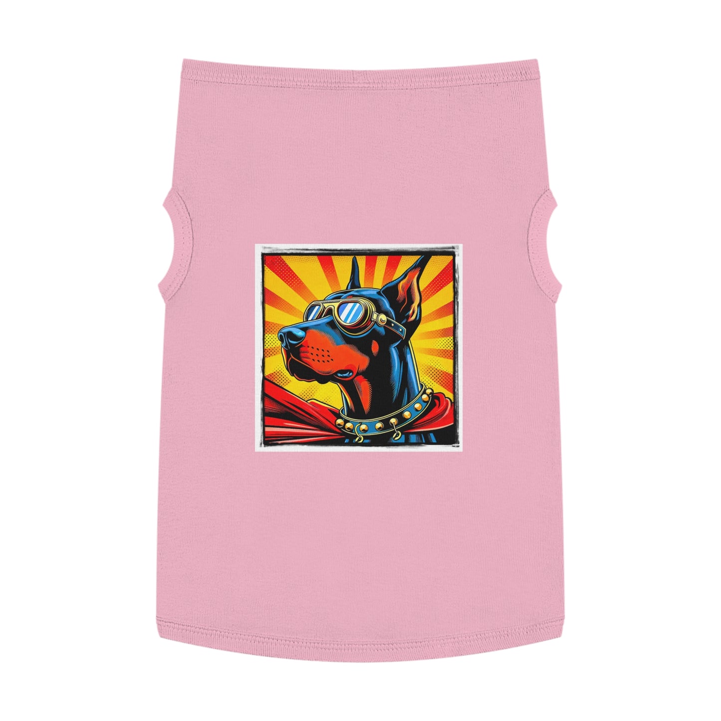 Pet Tank Top Doberman Pets Printify XL Pink