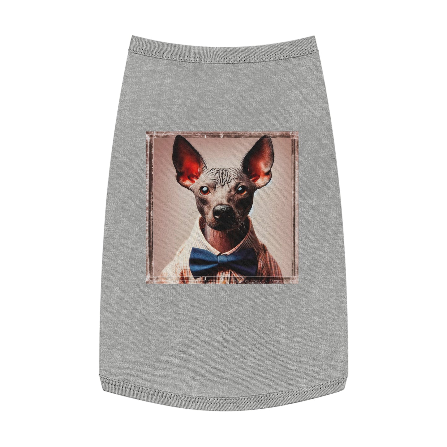 Pet Tank Top Mexican Hairless Pets Printify L Heather