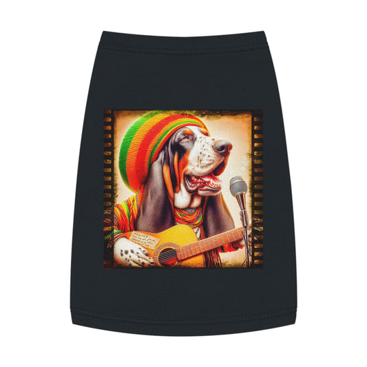 Pet Tank Top Basset Hound Pets Printify M Black