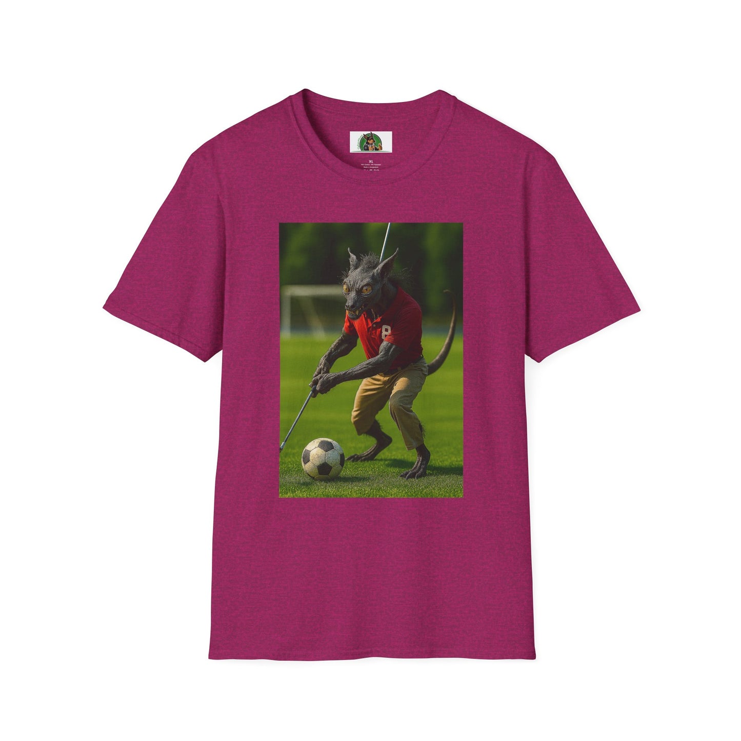 Golf Chupacabra T-Shirt Sports T-Shirt Printify Antique Heliconia S