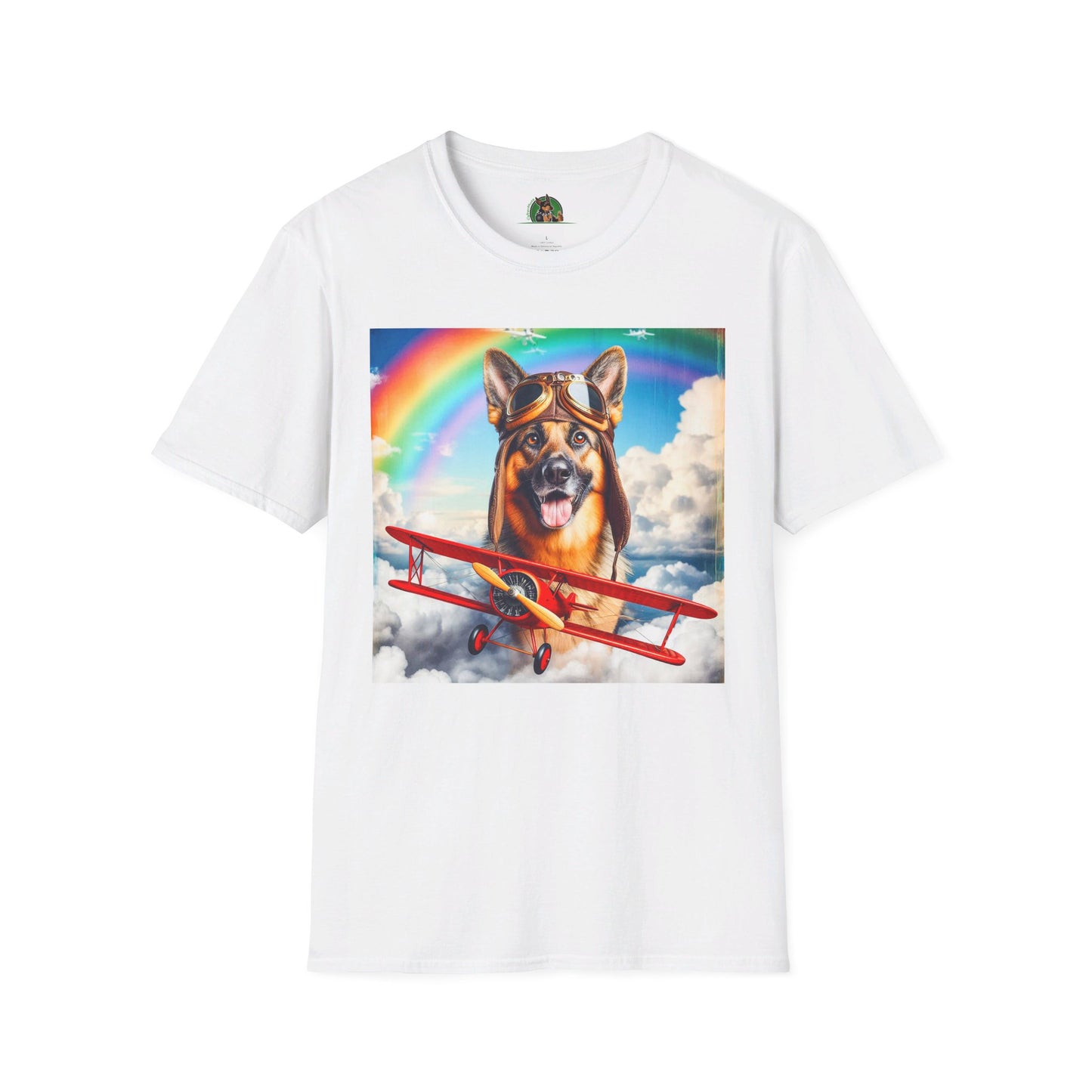 German Shepherd T-Shirt Printify White S 