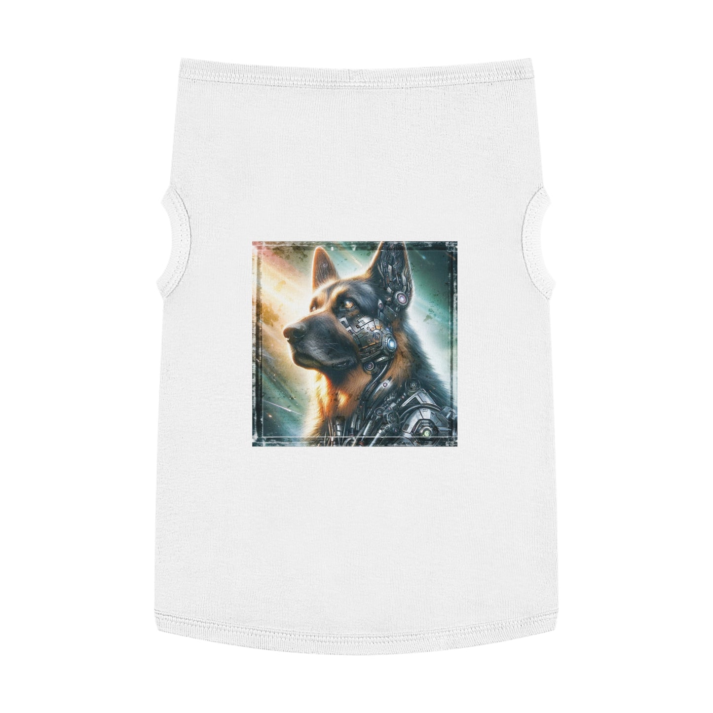 Pet Tank Top German Shepherd Pets Printify XL White 