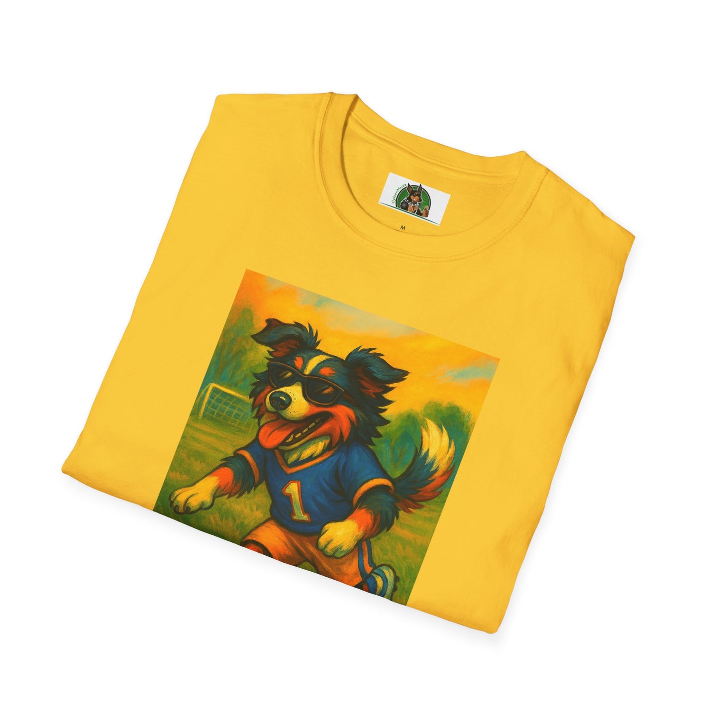 Sports Soccer Australian Shepherd Unisex T-Shirt