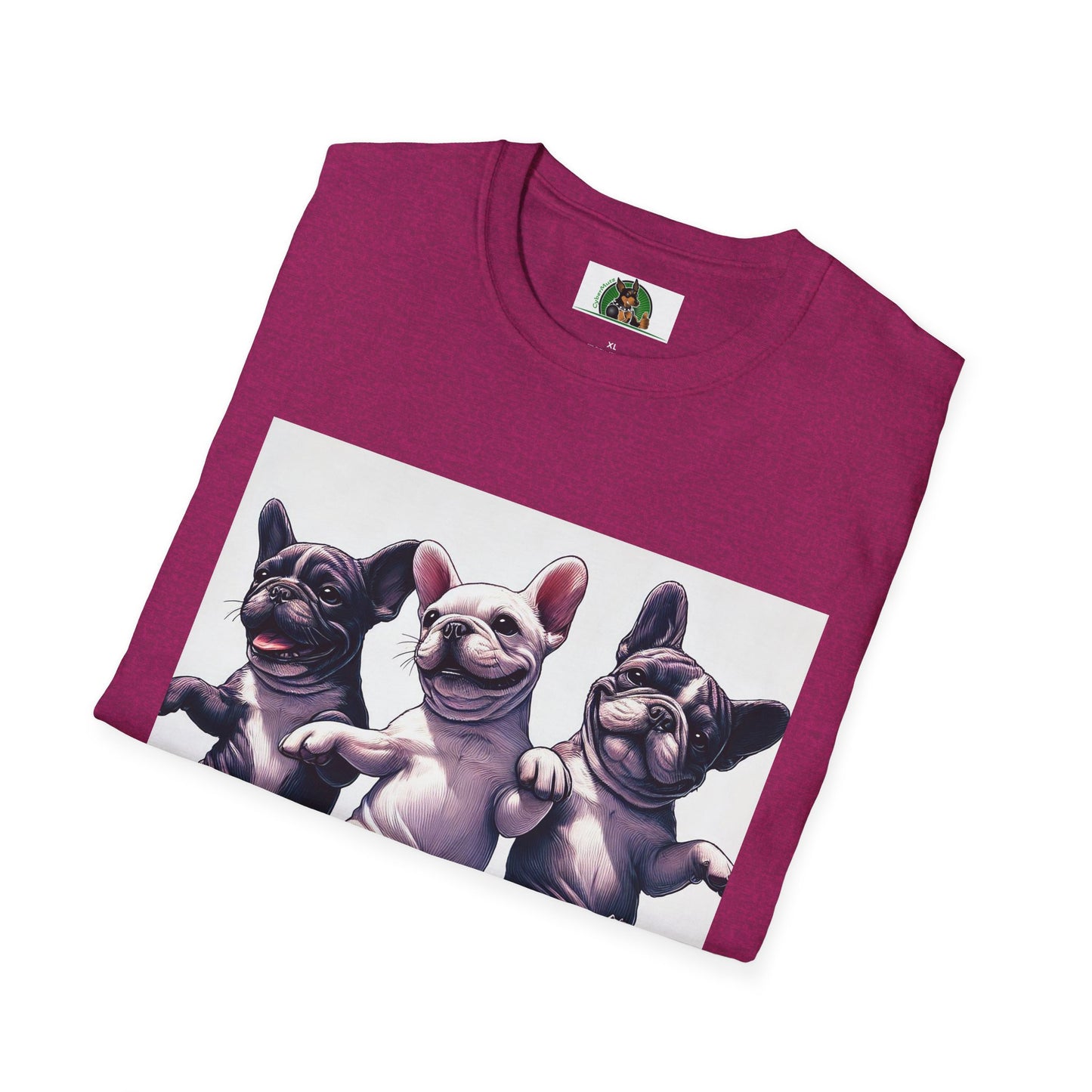 French Bulldogs Dancing Unisex T-Shirt