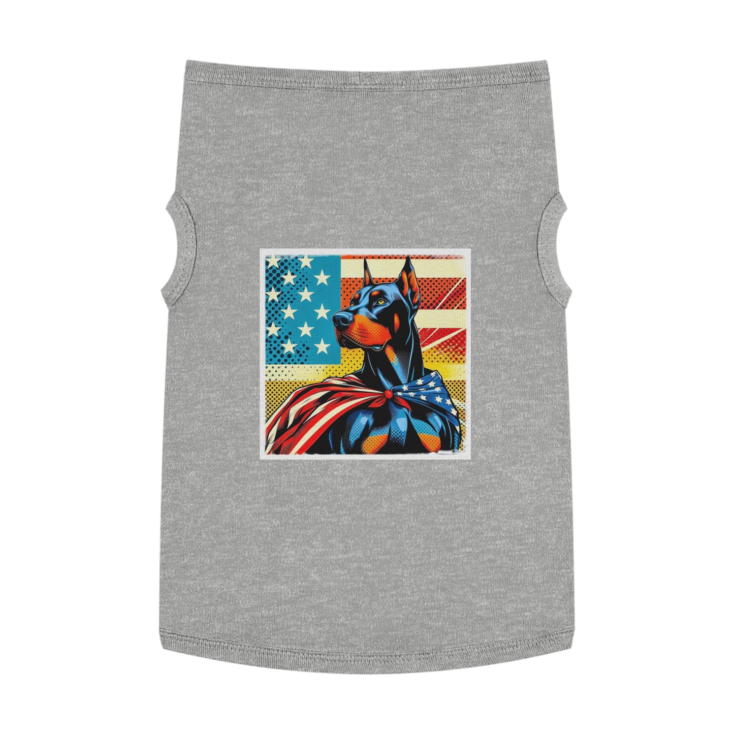 Pet Tank Top Doberman Pets Printify XL Heather