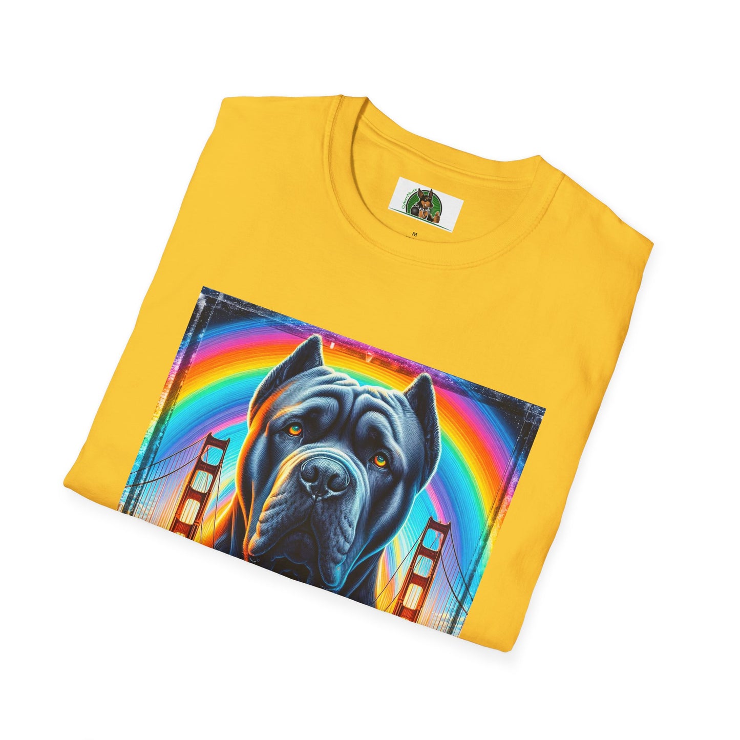 Cane Corso Double Rainbow Bridge TShirt