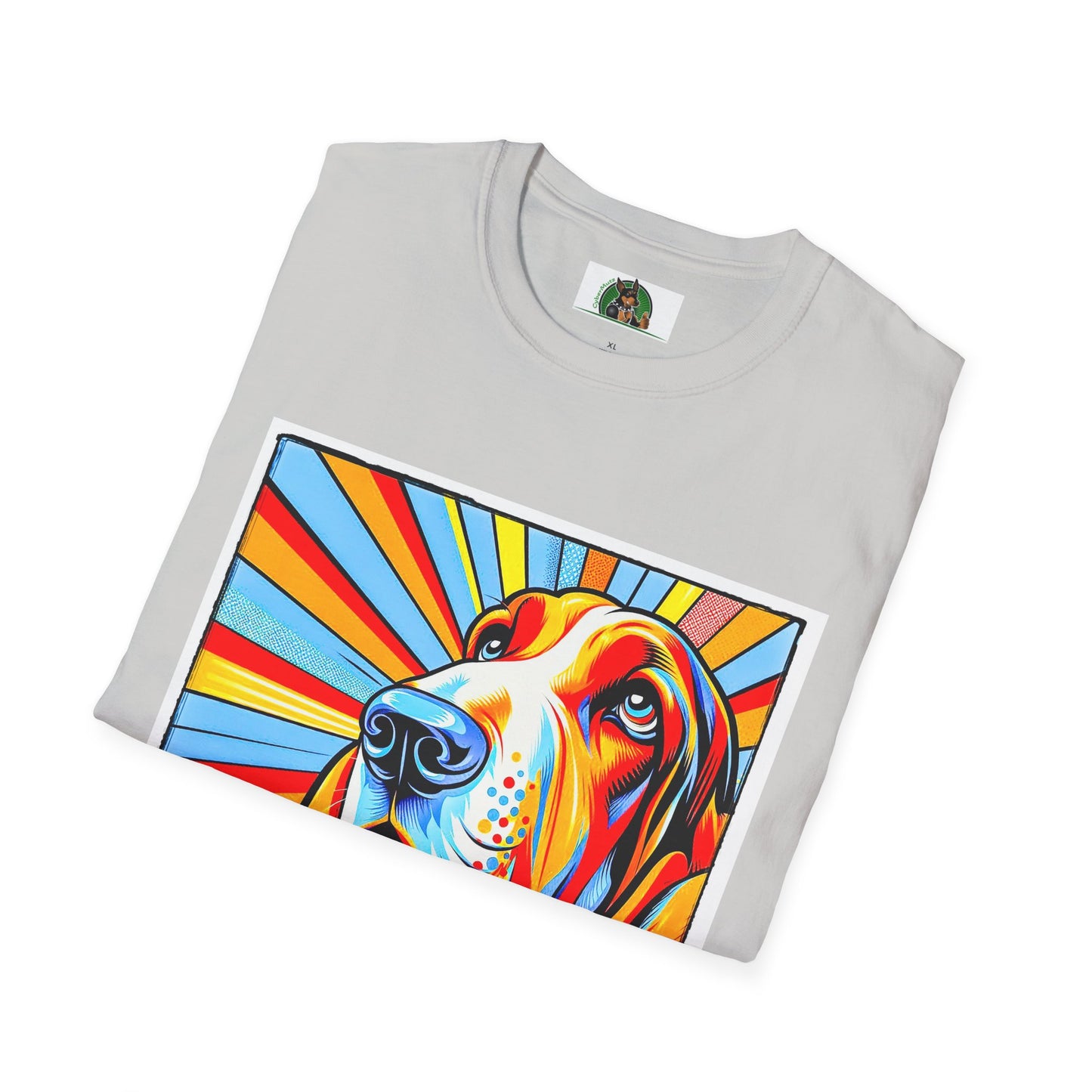 Basset Hound Pop Art Shirt T-Shirt Printify   