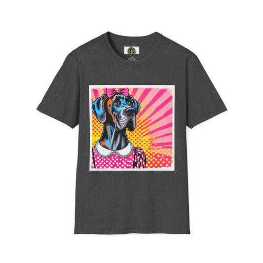 Great Dane T-Shirt Printify XS Dark Heather