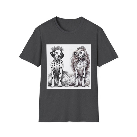 Dalmatian T-Shirt Printify XS Dark Heather 