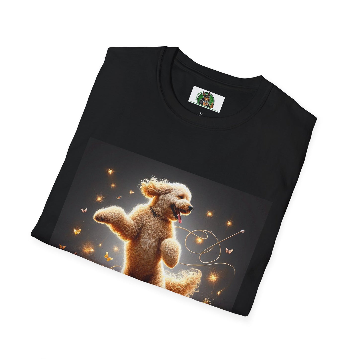 Dancing Golden Doodle T-Shirt T-Shirt Printify