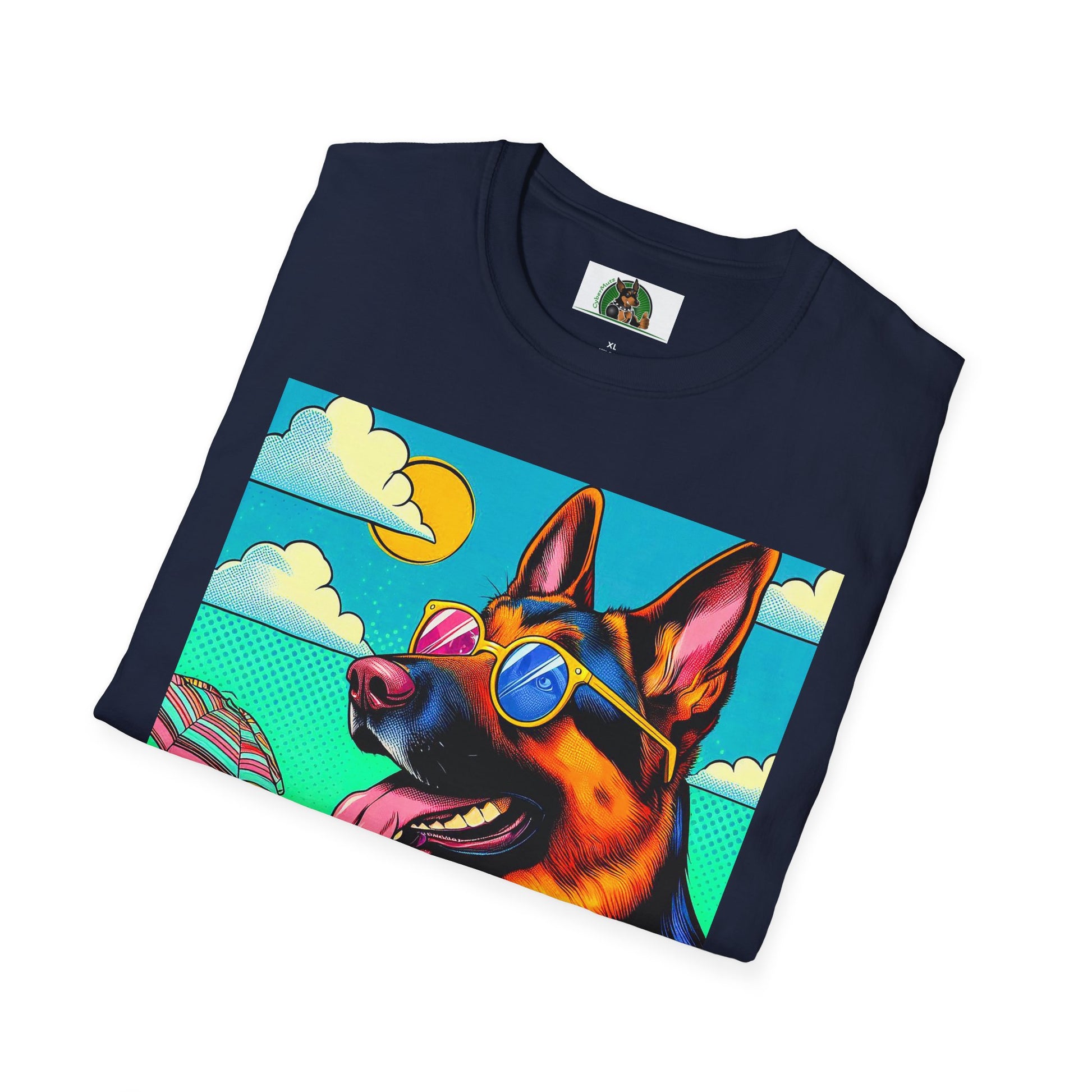 German Shepherd vacation shirt 👔 T-Shirt Printify