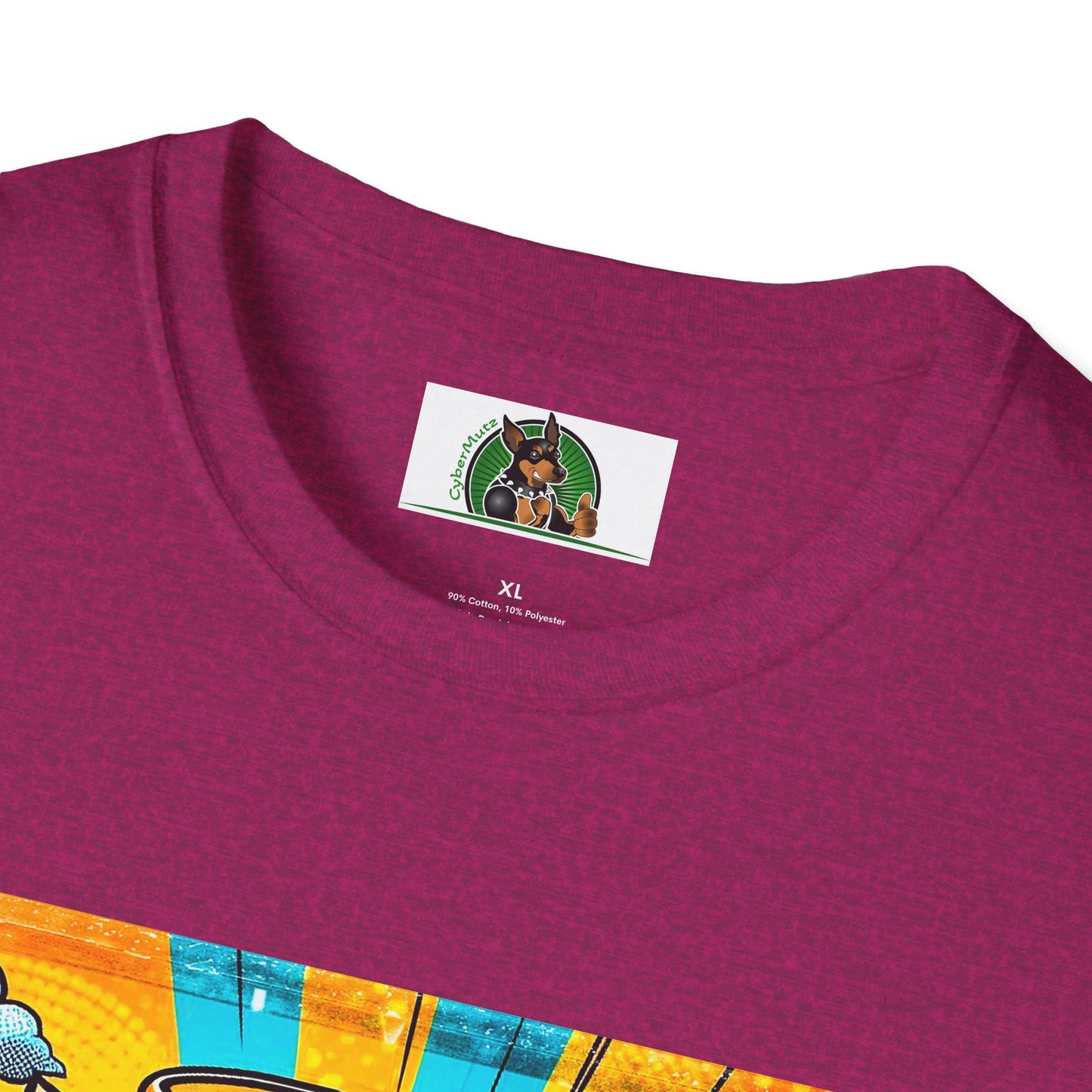 Yorkie pop art clouds shirt