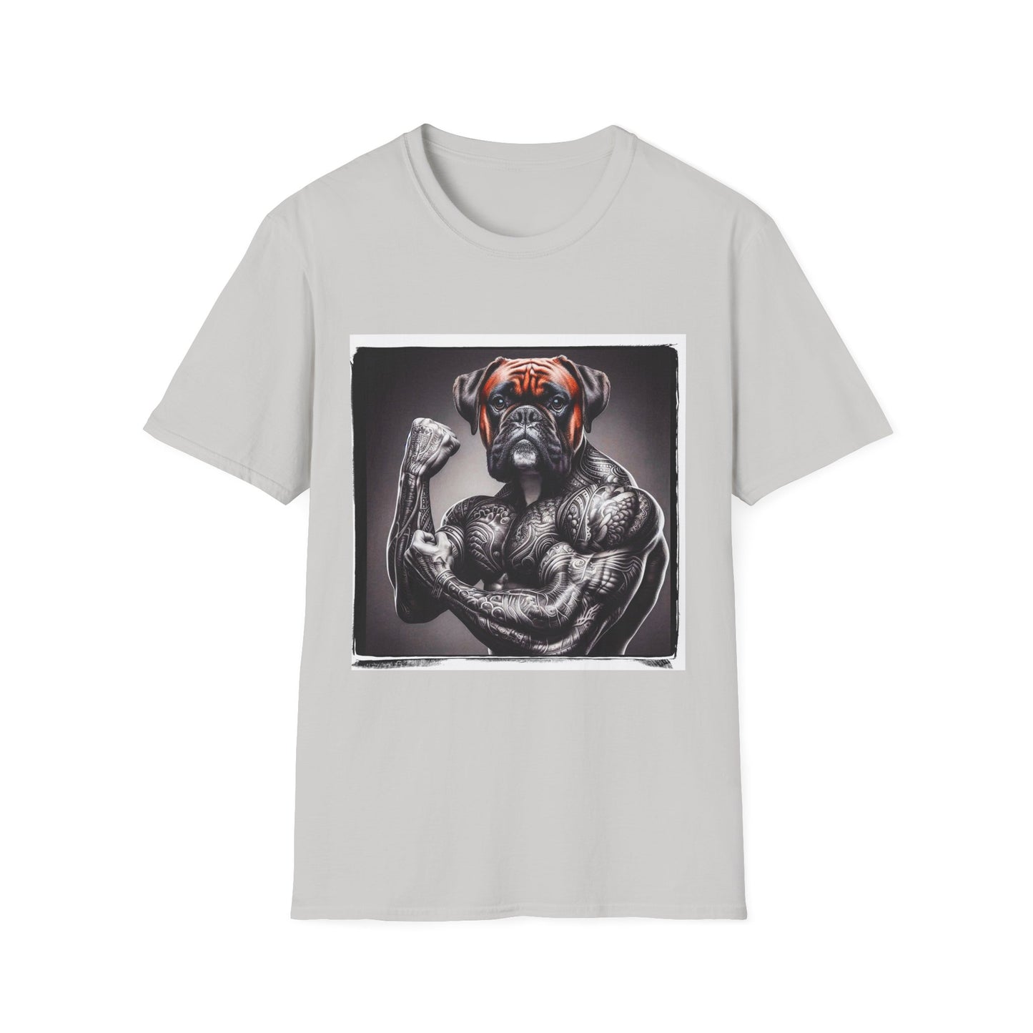 Boxer T-Shirt Printify S Ice Grey 