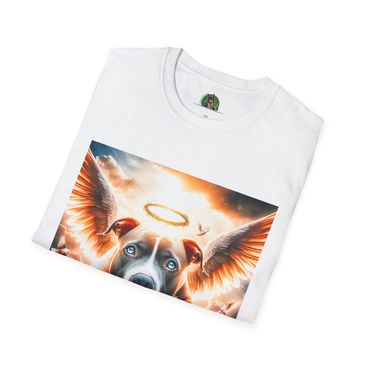 Pit bull heaven and clouds shirt T-Shirt Printify