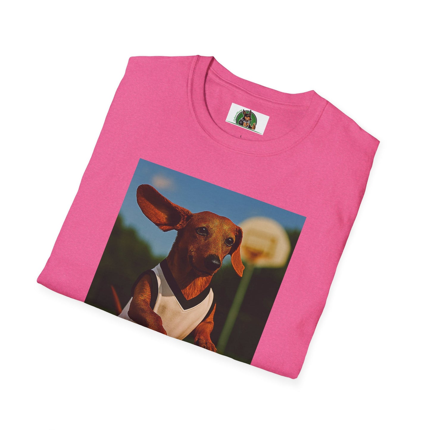 Sports Dachshund Basketball T-Shirt