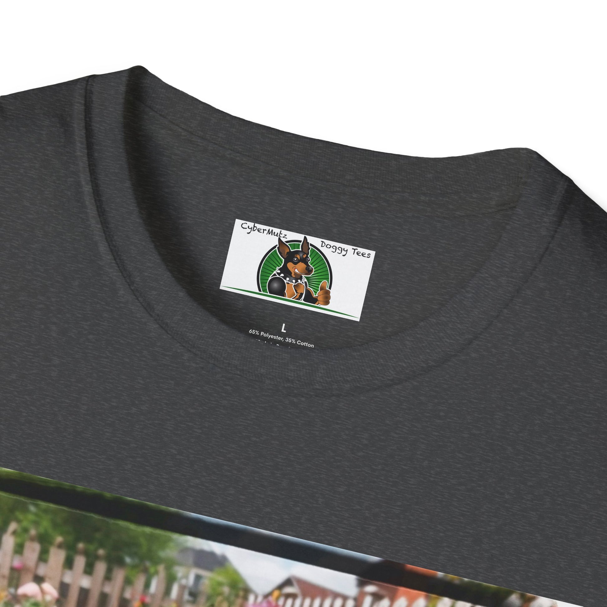 German Shepherd Dog Gardener Unisex Softstyle T-Shirt T-Shirt Printify