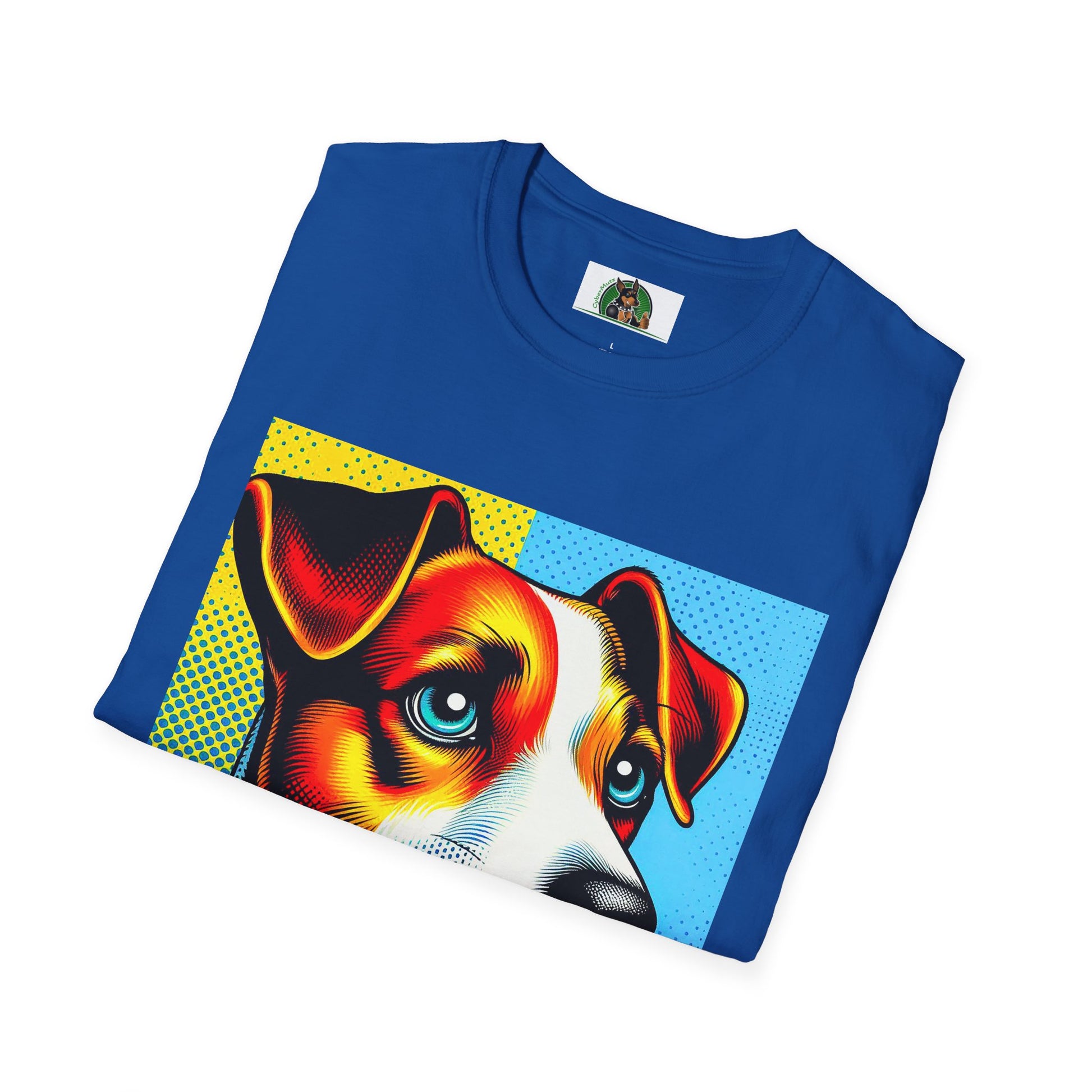 Jack Russell Colorful Pop Art T-Shirt Printify
