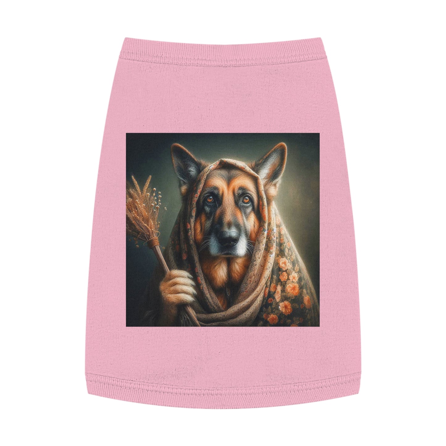 Pet Tank Top German Shepherd Pets Printify M Pink 