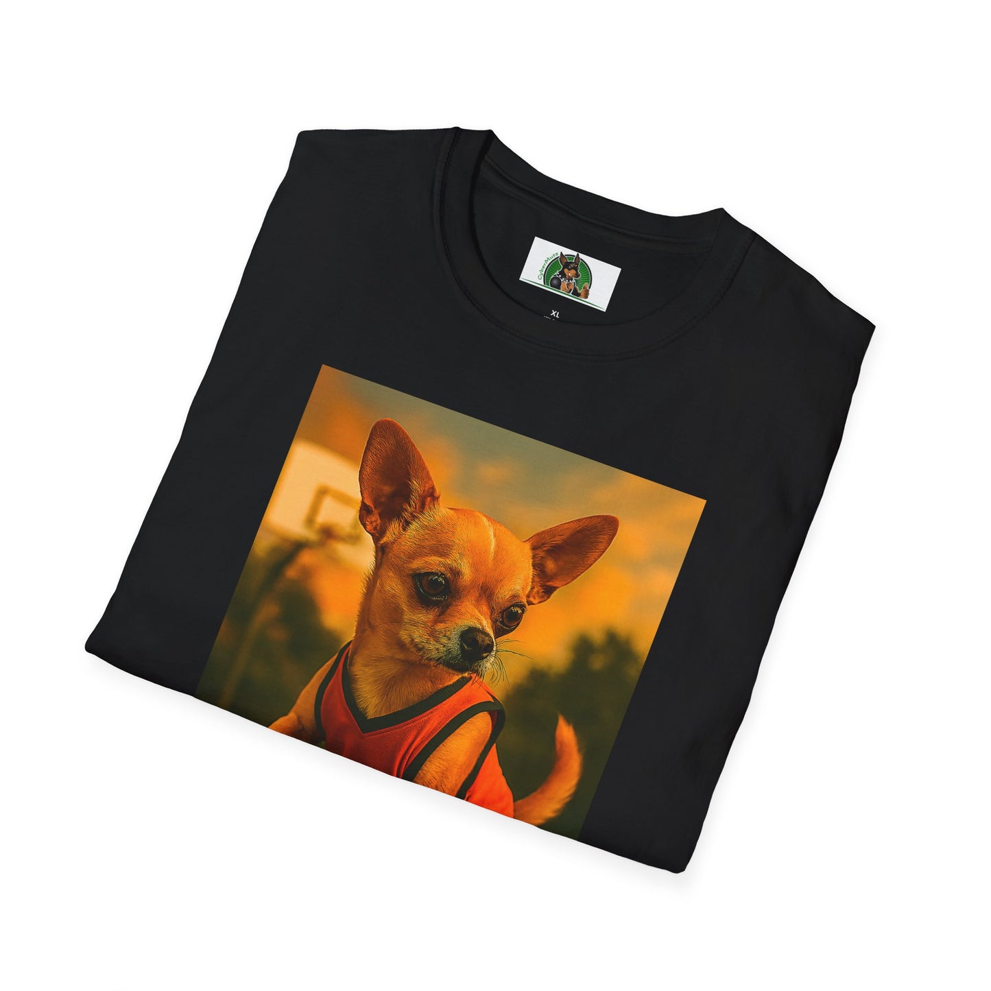 Chihuahua Basketball T-Shirt Sports T-Shirt Printify