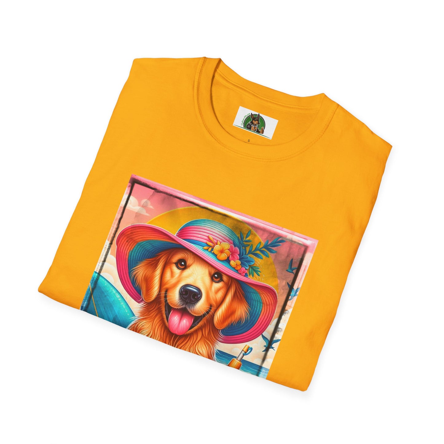 Golden Retriever T-Shirt Printify   