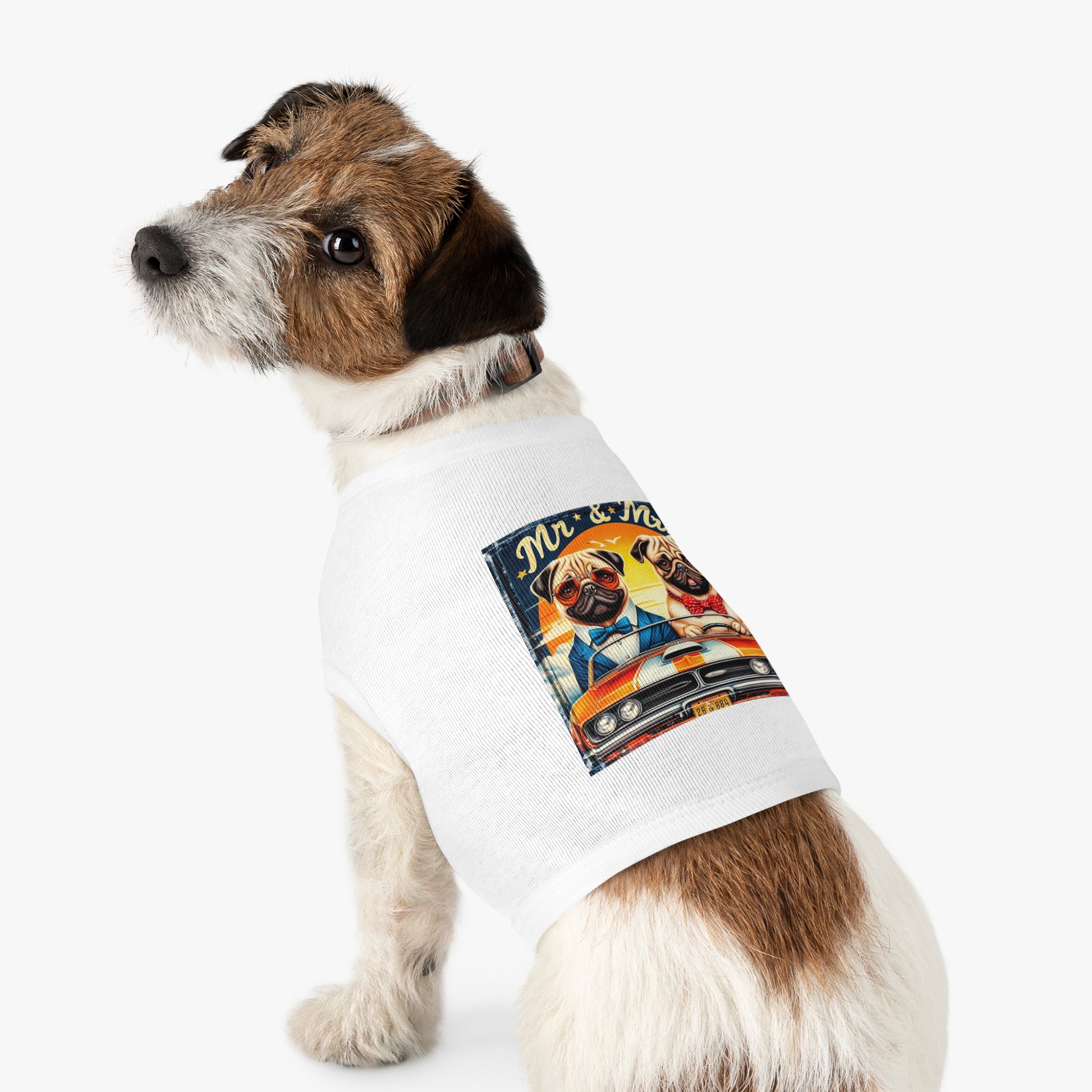 Wacky Pet Tank Top Pug Pets Printify   