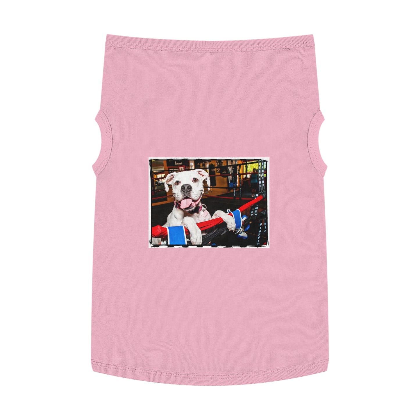 Pet Tank Top Boxer Pets Printify XL Pink 