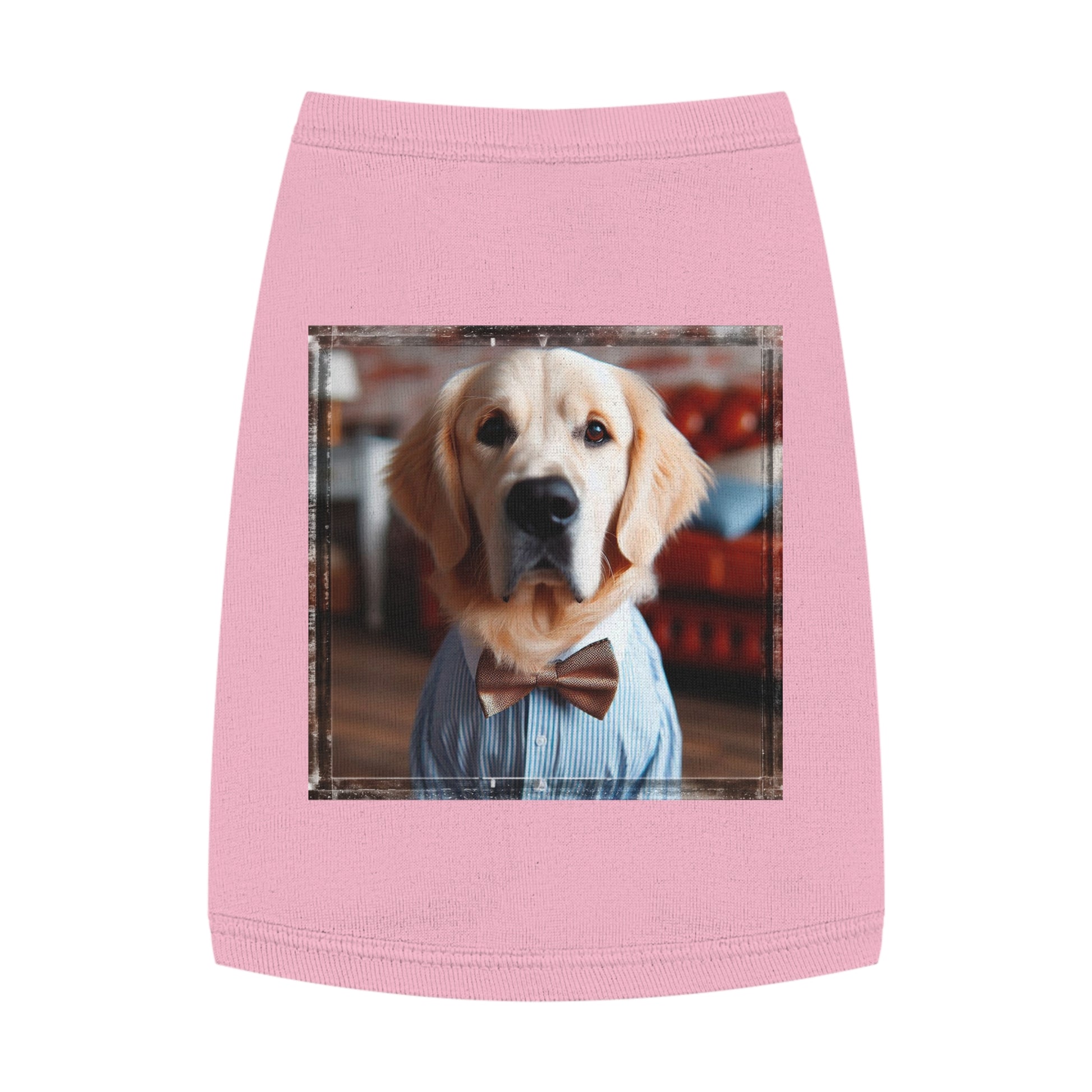 Golden Retriever pet tank top Pets Printify   