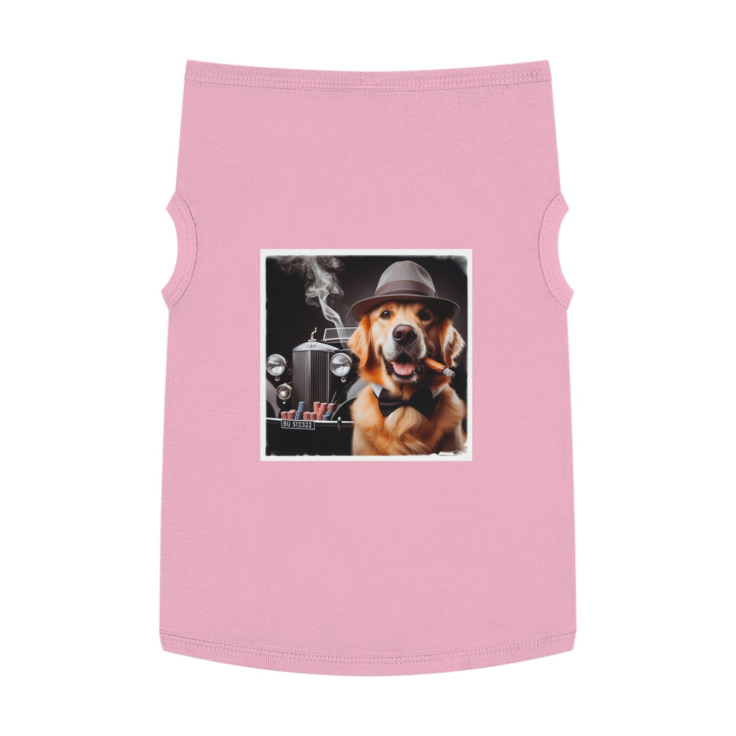 Golden Retriever pet tank top Pets Printify XL Pink 