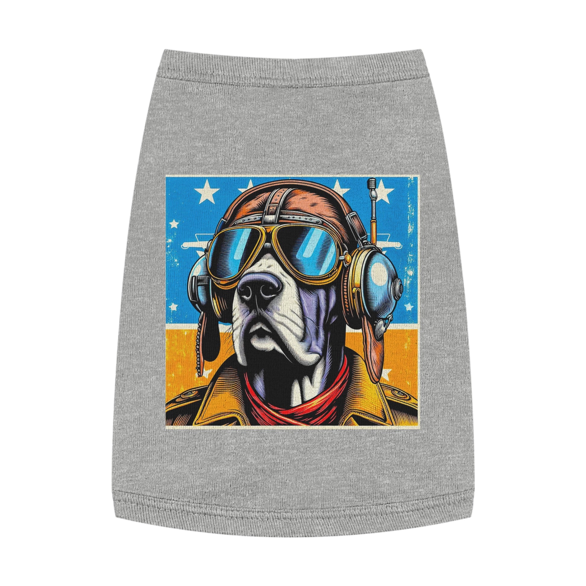 Pet Tank Top Great Dane Pets Printify M Heather 