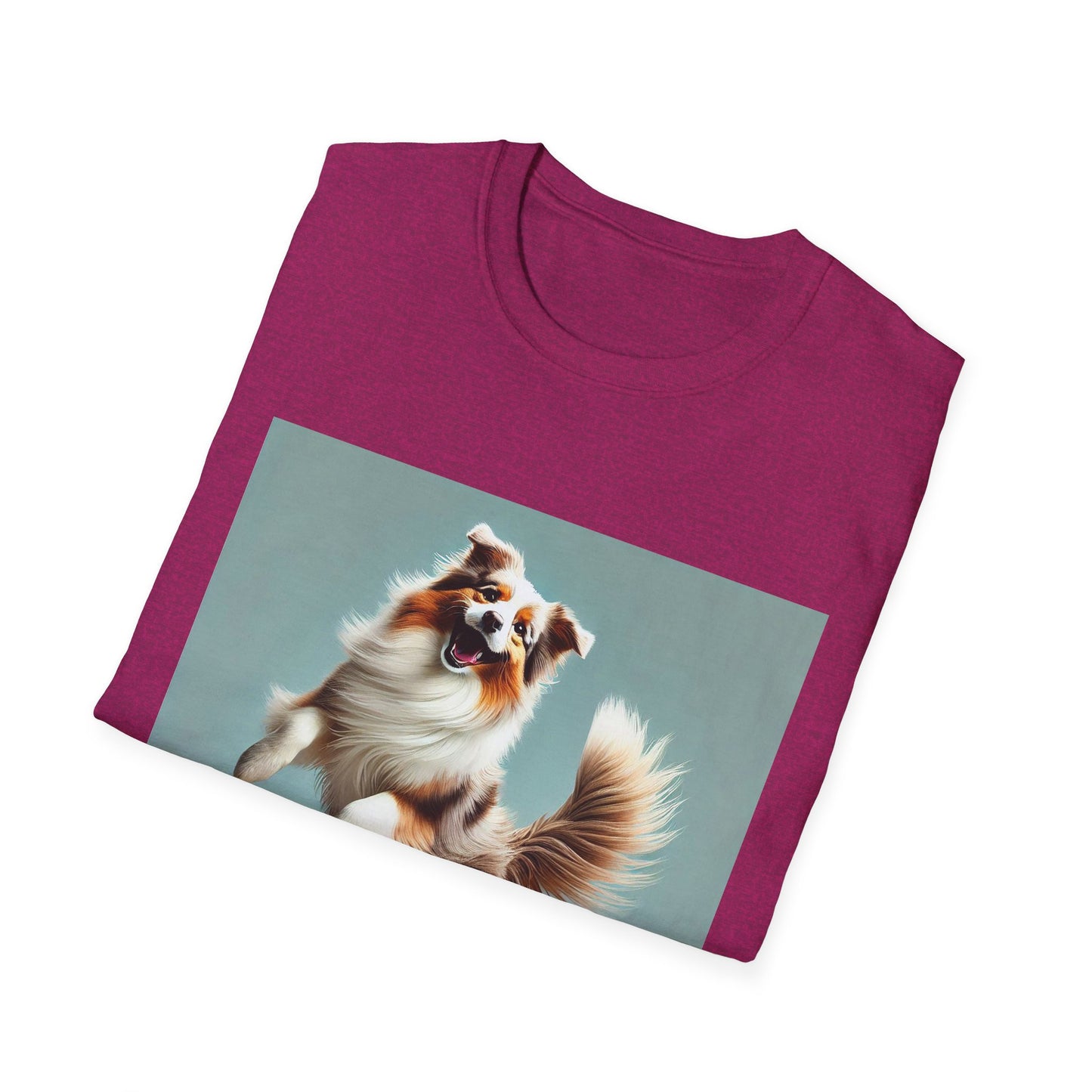 Dog Lover T-Shirt - Dancing Dog Australian Shepherd