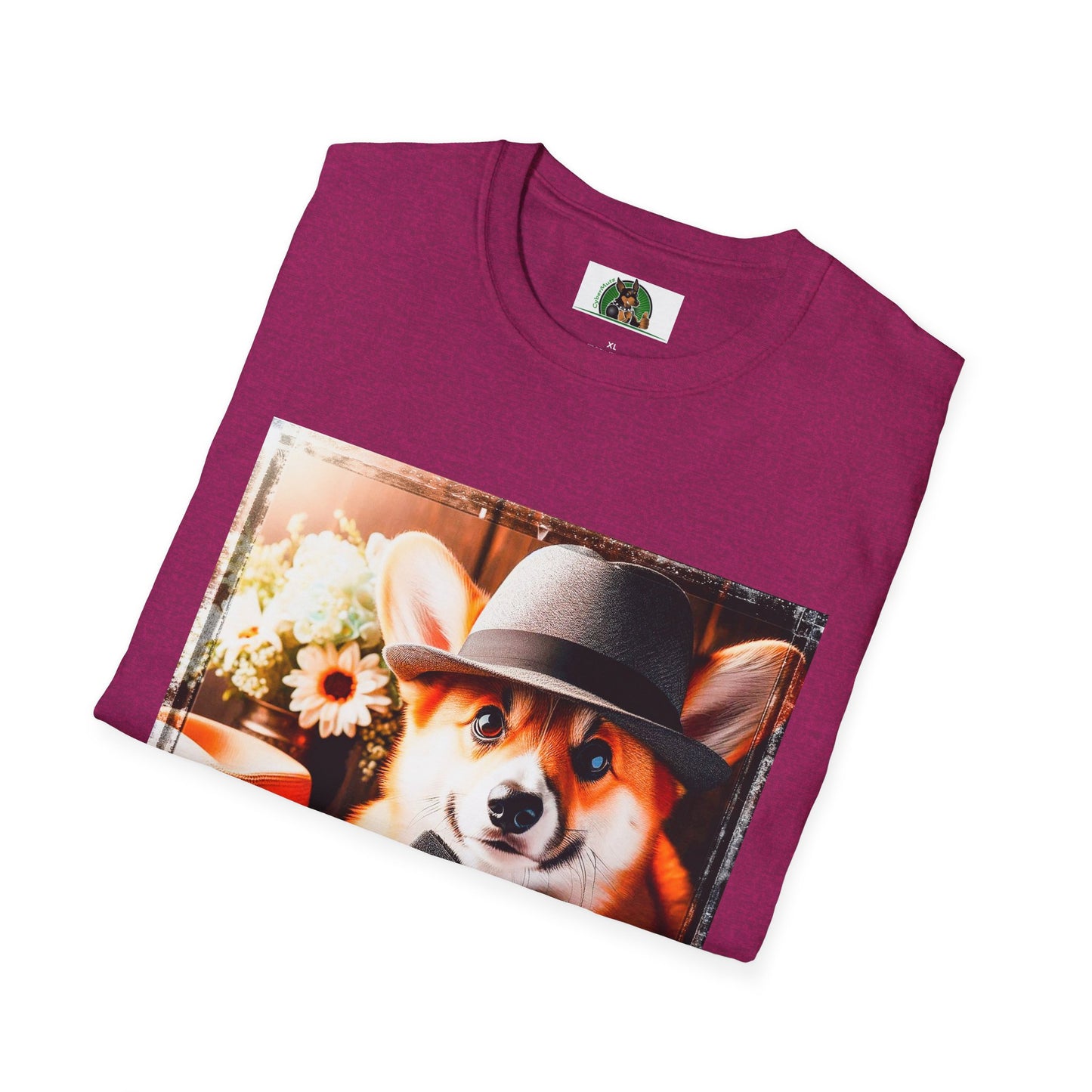 Pembroke Welsh Corgi top hat shirt