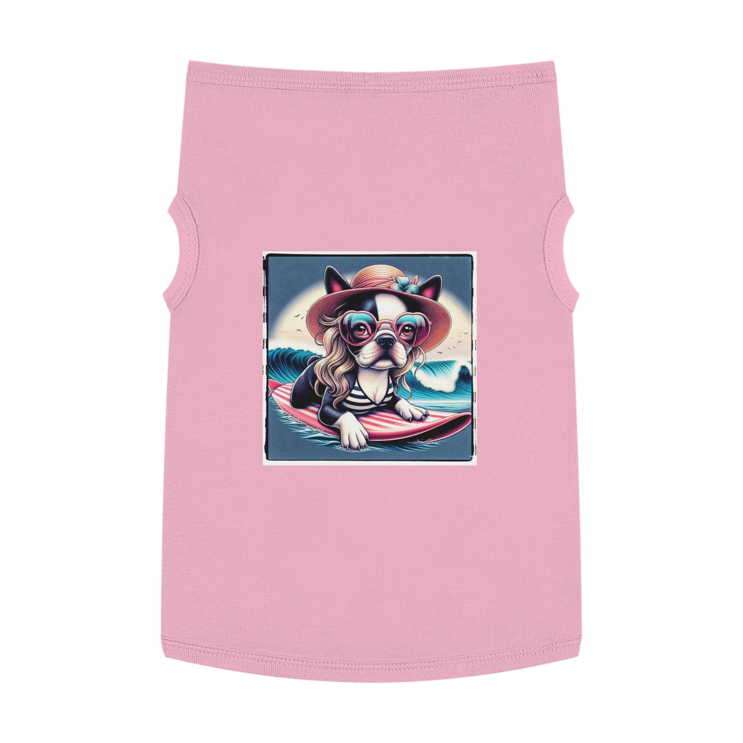 Pet Tank Top Boston Terrier Pets Printify XL Pink 