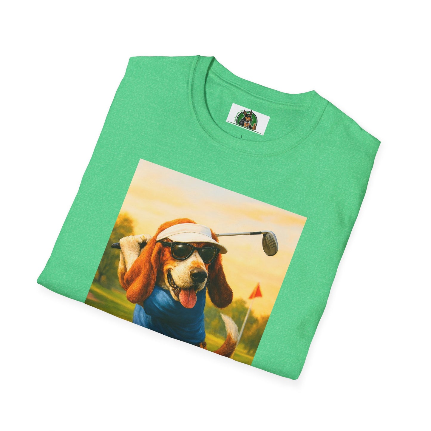 Sports Bassett Hound Dog Golf Unisex T-Shirt