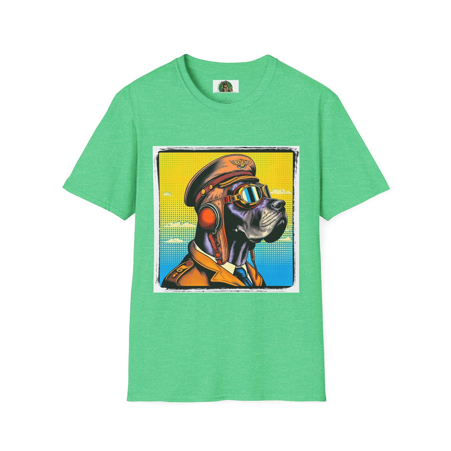 Great Dane T-Shirt Printify S Heather Irish Green