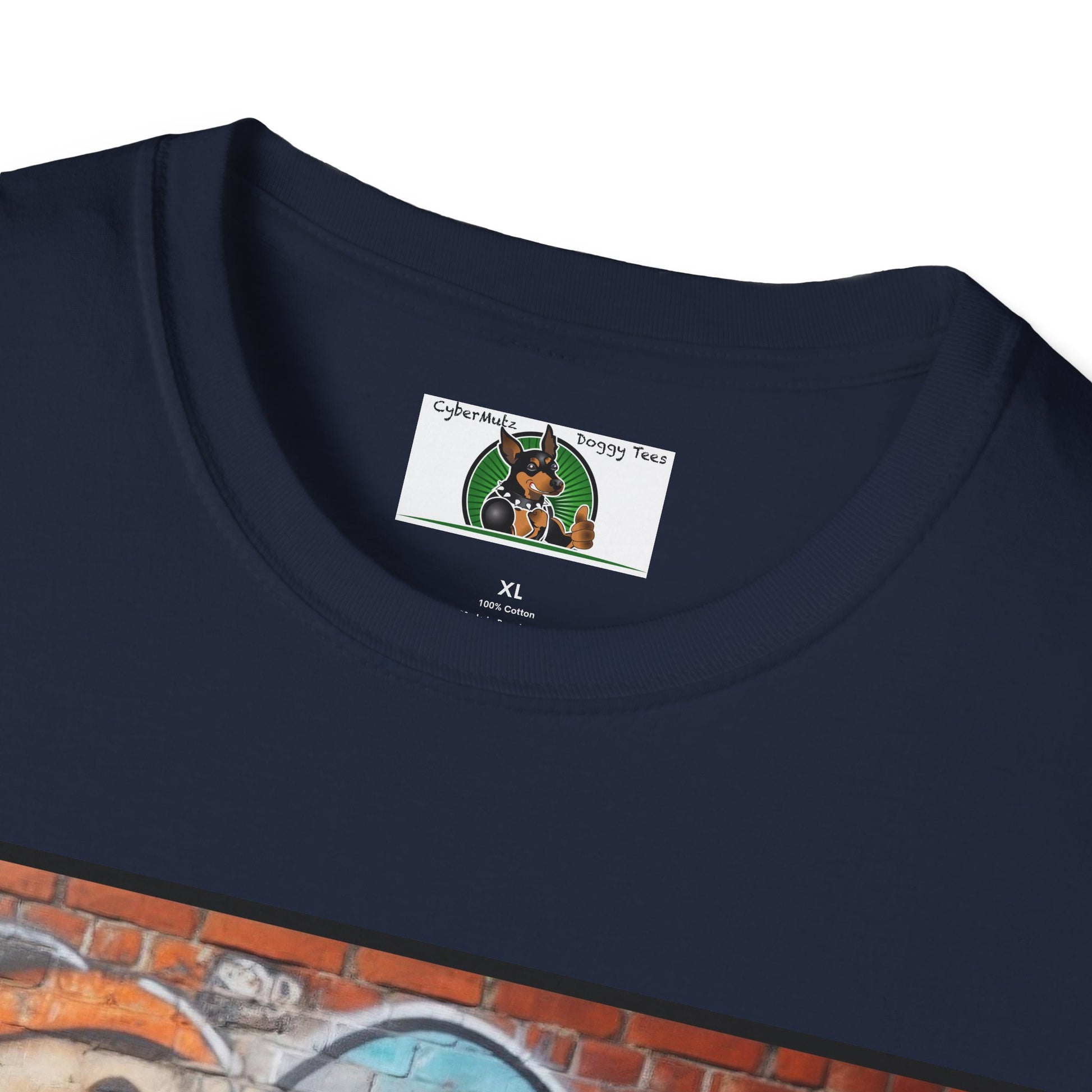 German Shepherd Dog Chillin Unisex Softstyle T-Shirt T-Shirt Printify