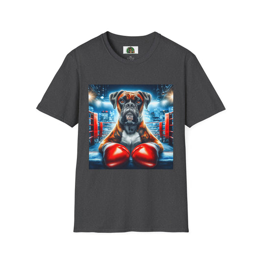 Boxer T-Shirt Printify XS Dark Heather 