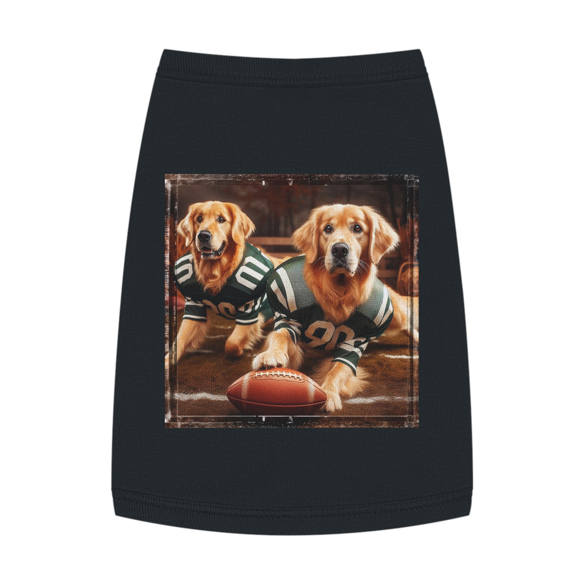 Golden Retriever pet tank top Pets Printify   