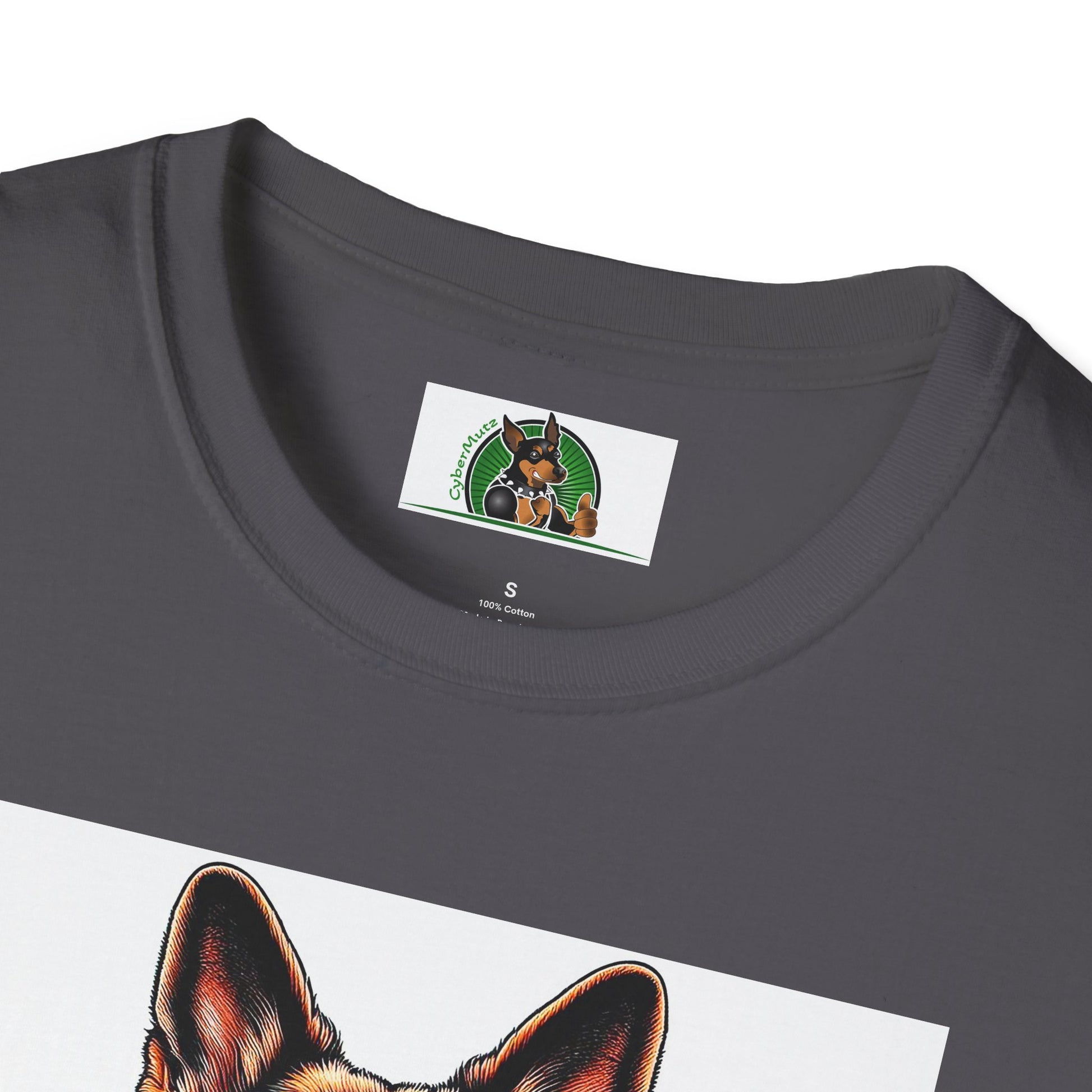 German Shepherd business suit shirt T-Shirt Printify