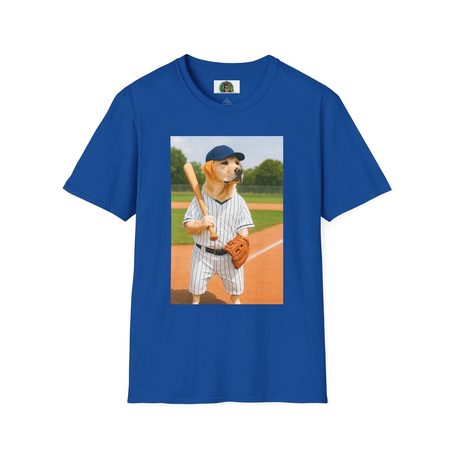 Labrador Retriever Basketball T-Shirt — Sports Dog Tee for Dog Lovers T-Shirt Printify Royal S