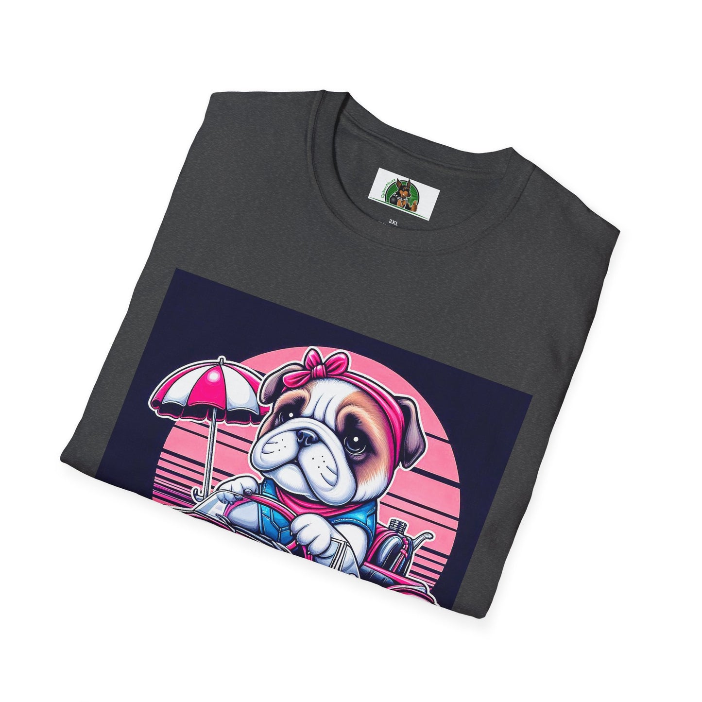 Wacky Bulldog T-Shirt Printify