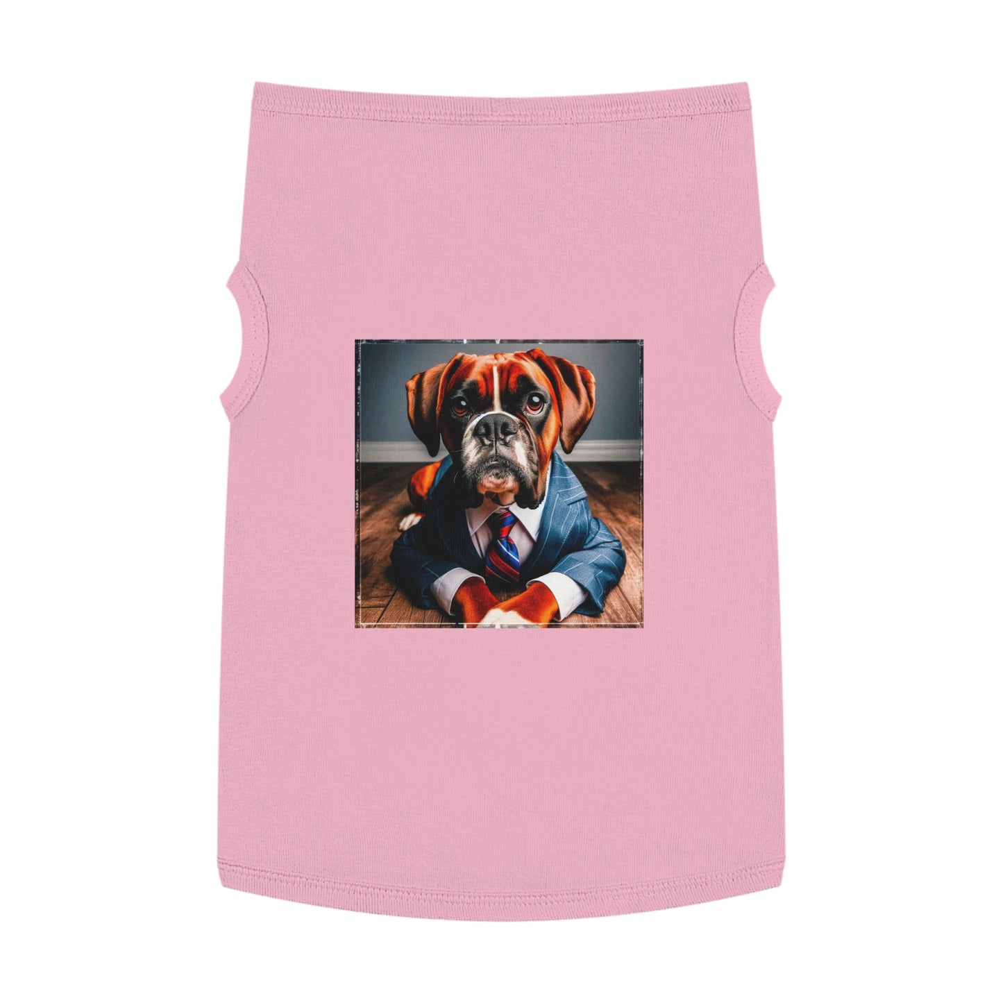 Pet Tank Top Boxer Pets Printify XL Pink 