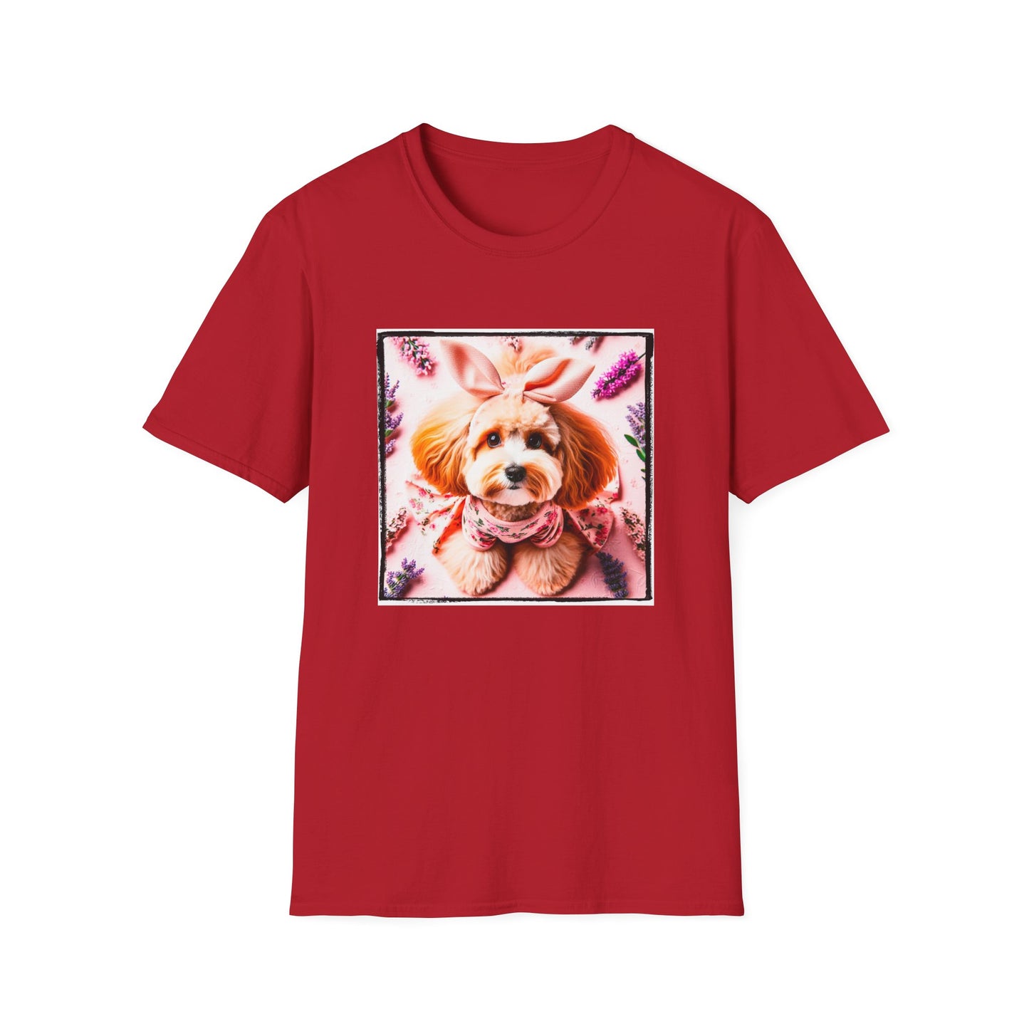 CockerPoo T-Shirt Printify S Cherry Red