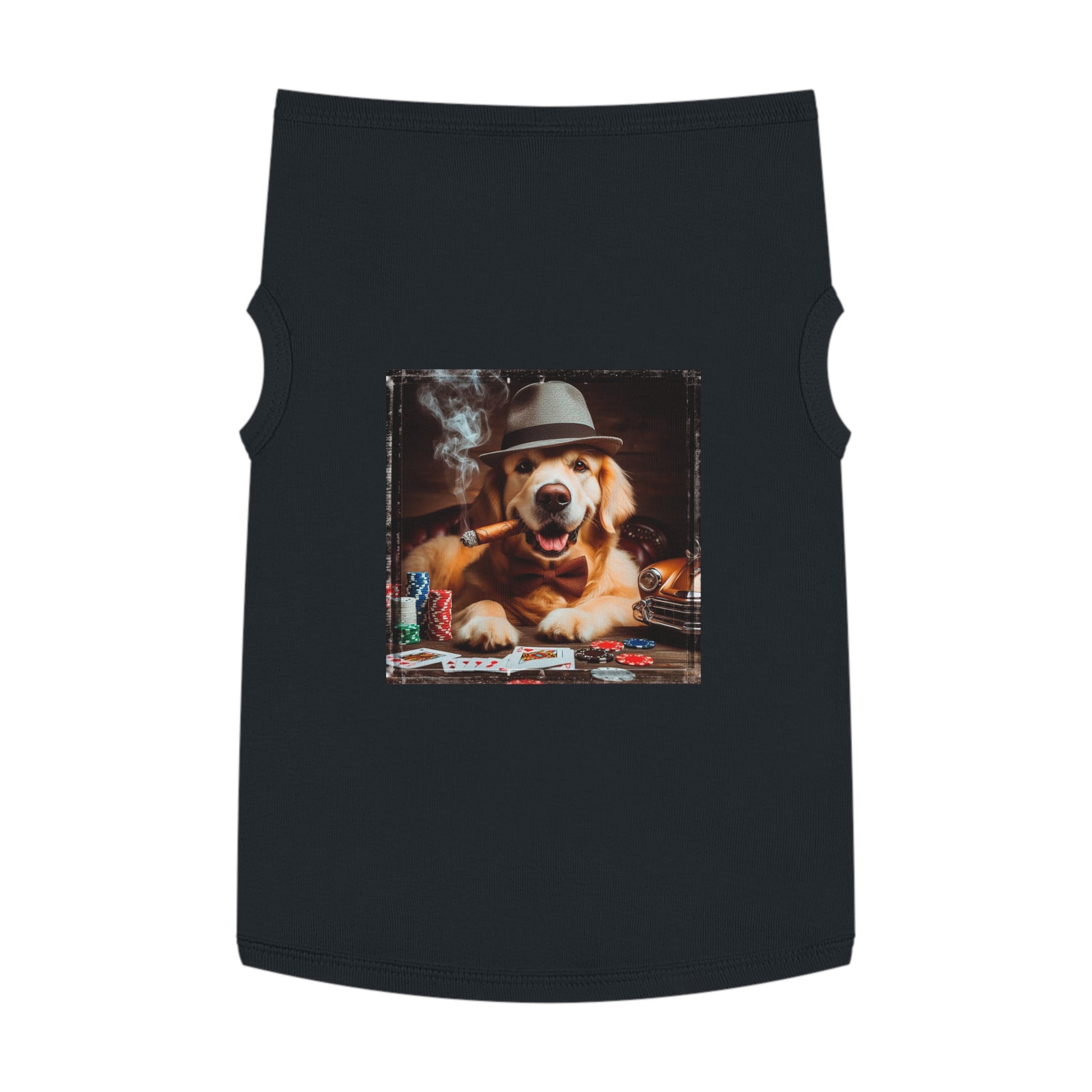 Golden Retriever pet tank top Pets Printify   