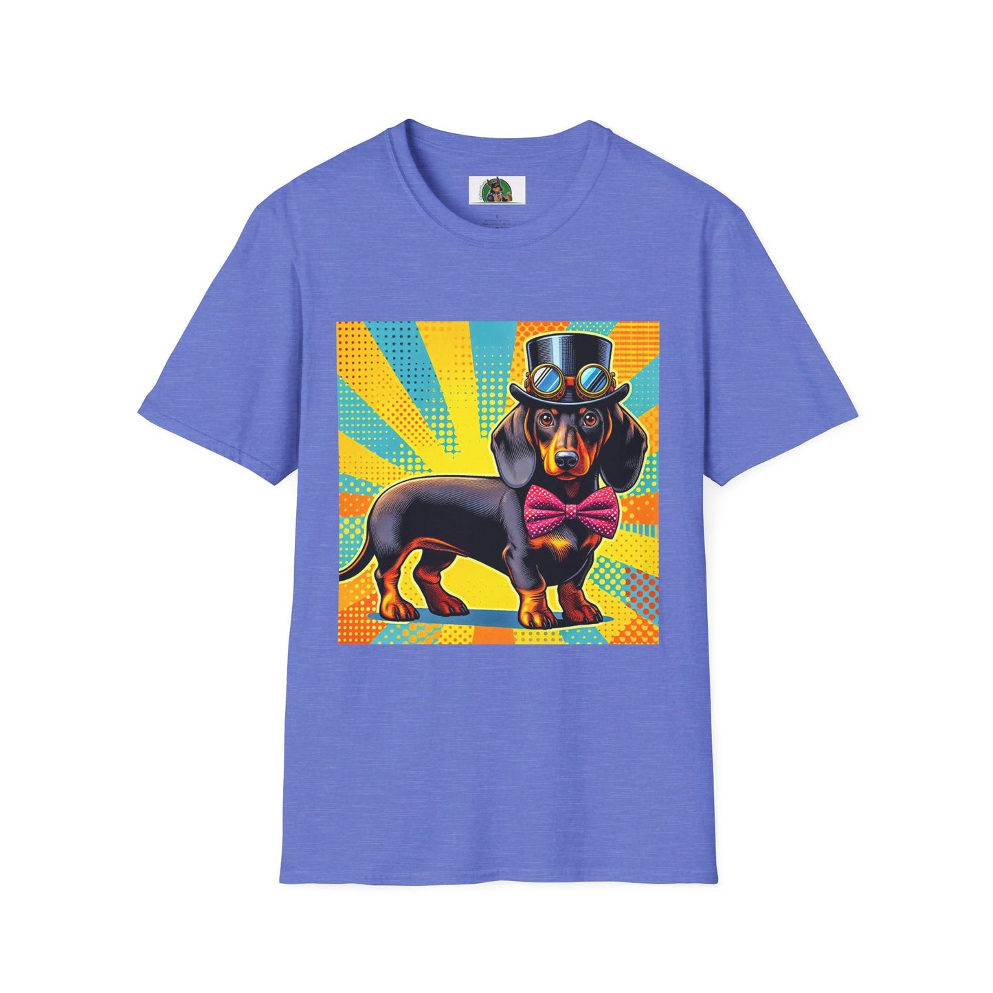 Dachshund T-Shirt Printify Heather Royal S 