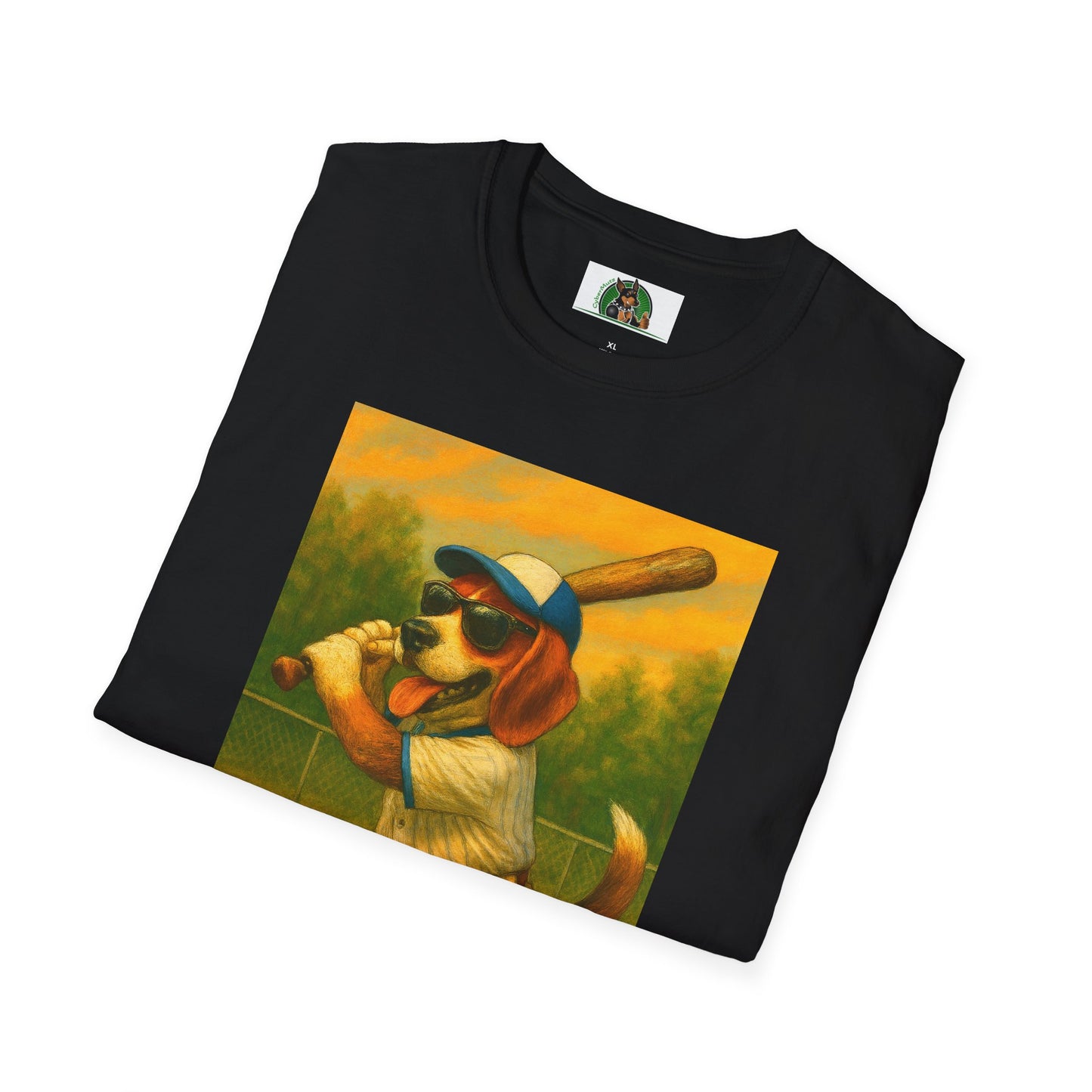 Sports Beagle Baseball T-Shirt T-Shirt Printify