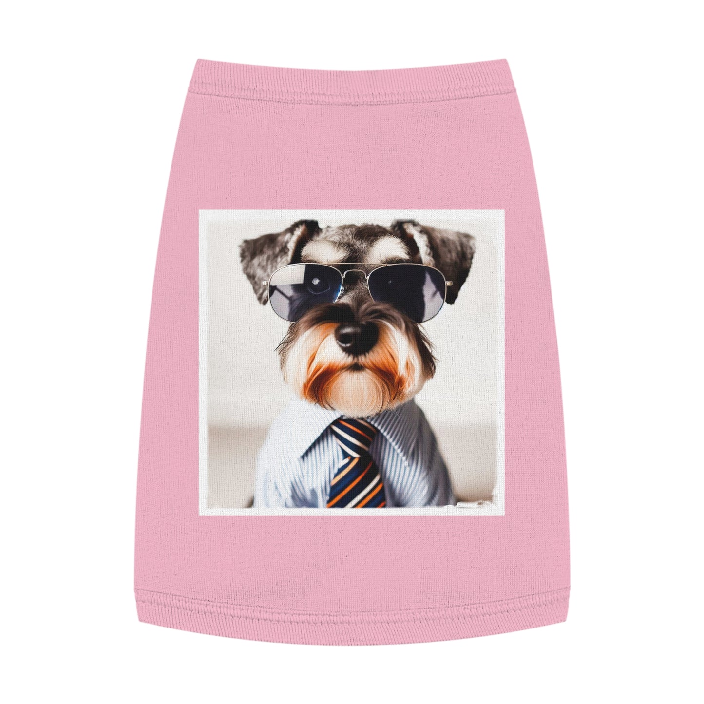 Pet Tank Top Miniature Schnauzer Pets Printify M Pink 